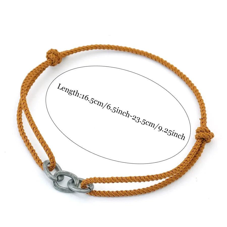 Pulsera Cadena Vikinga Retro Minimalista