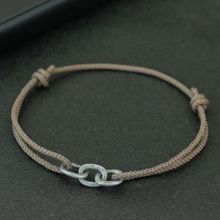 Pulsera Cadena Vikinga Retro Minimalista