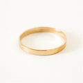 Anillo Banda Plana Dorada Boho