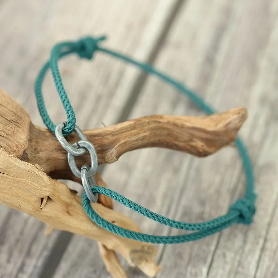 Pulsera Cadena Vikinga Retro Minimalista