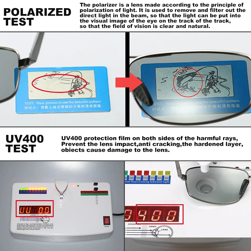 Lentes de Sol Camaleón Polarizados para Conducir