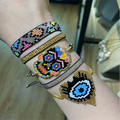 Pulsera Miyuki con Ojo Turco Estilo Bohemio
