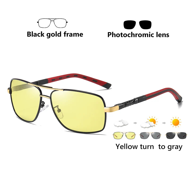 Lentes Cuadrados Fotocromáticos Polarizados UV400