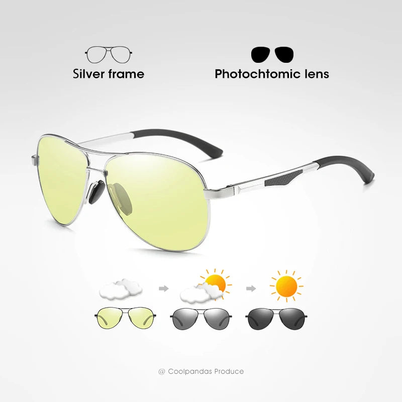 Lentes de Sol Aviador Polarizados Antirreflejo Unisex