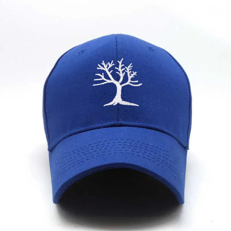 Gorra Bordada con Árbol de Algodón