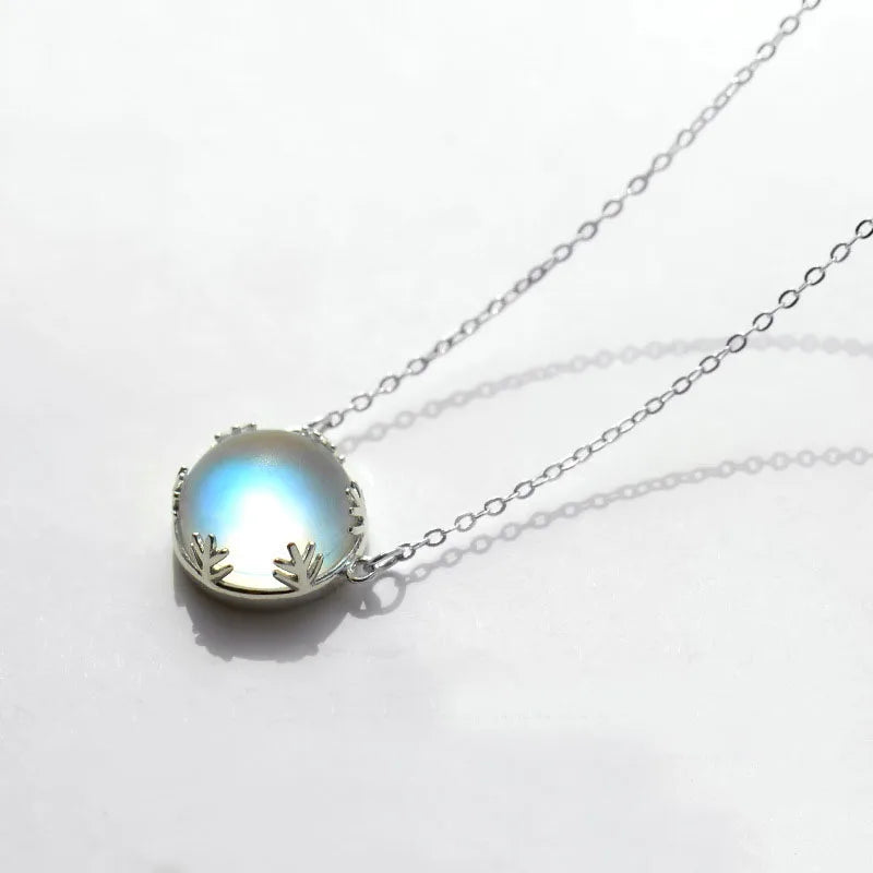 Collar Ajustable con Piedra Redonda