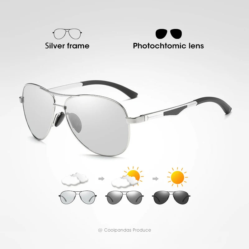 Lentes de Sol Aviador Polarizados Antirreflejo Unisex