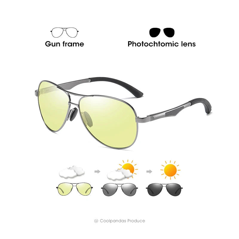 Lentes de Sol Aviador Polarizados Antirreflejo Unisex