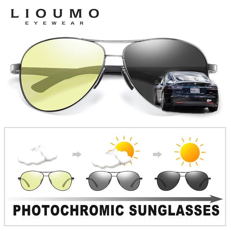 Lentes de Sol Aviador Polarizados Antirreflejo Unisex
