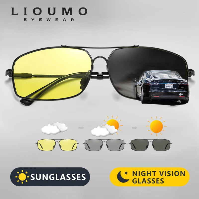 Lentes Ultraligeros Fotocromáticos Polarizados UV400