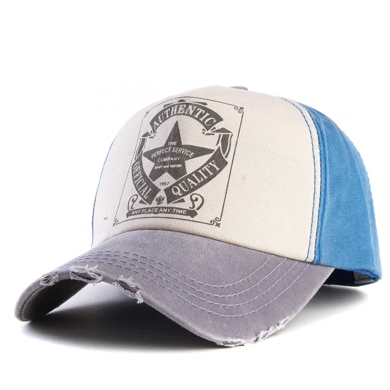 Gorra Ajustable de Visera Plana Retro