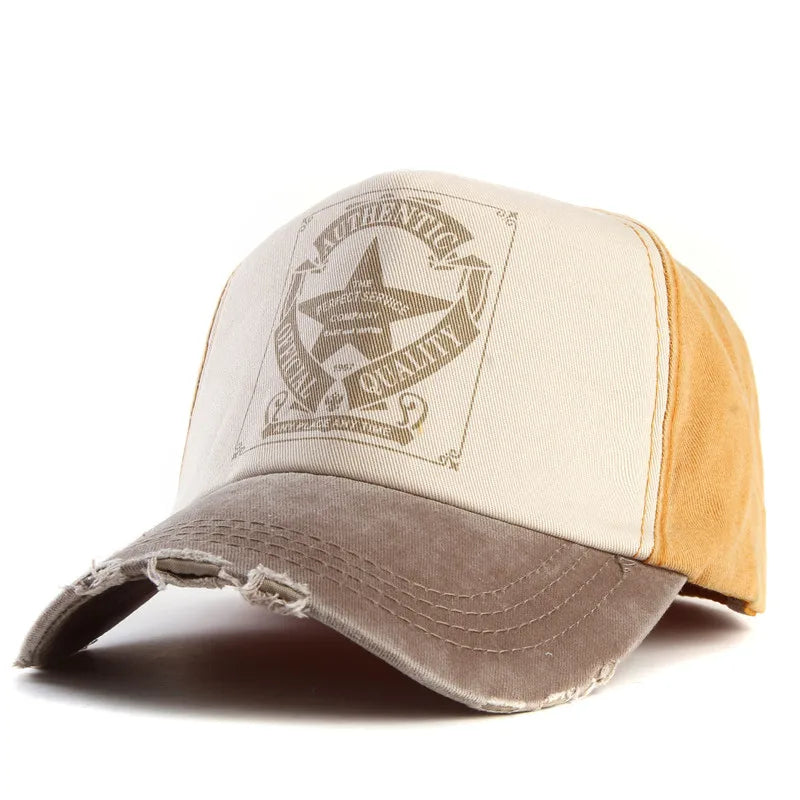 Gorra Ajustable de Visera Plana Retro
