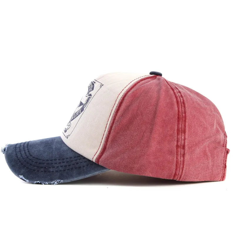 Gorra Ajustable de Visera Plana Retro