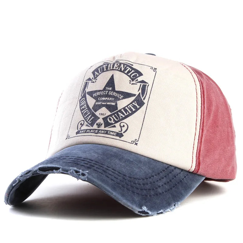 Gorra Ajustable de Visera Plana Retro