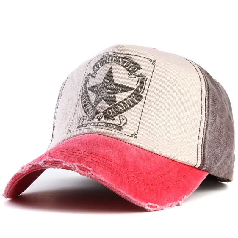 Gorra Ajustable de Visera Plana Retro