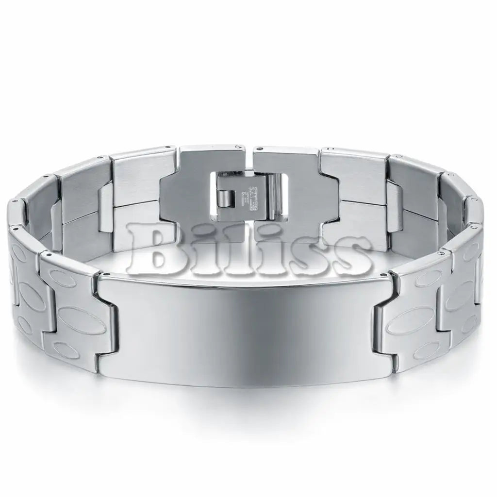 Pulsera ID de Acero Inoxidable para Hombre