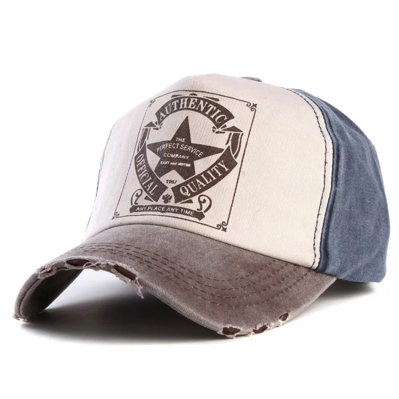 Gorra Ajustable de Visera Plana Retro