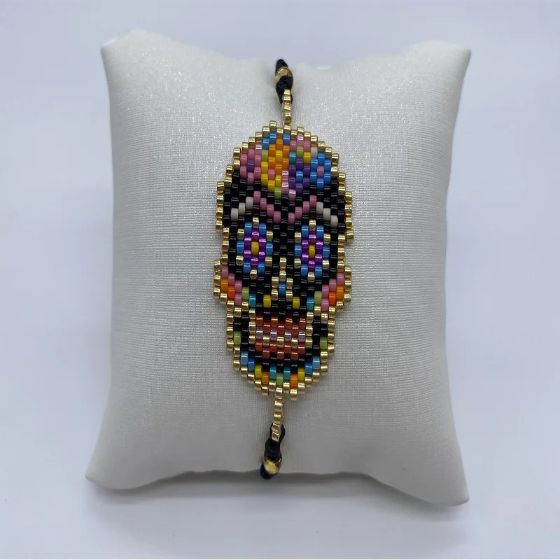 Pulsera Miyuki con Ojo Turco Estilo Bohemio