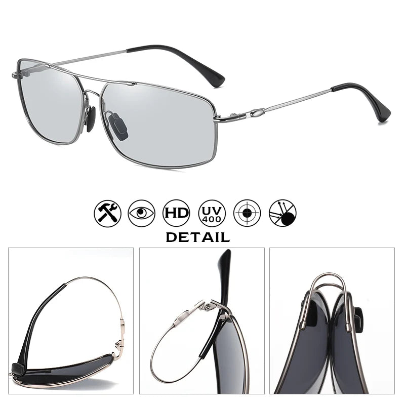 Lentes Ultraligeros Fotocromáticos Polarizados UV400