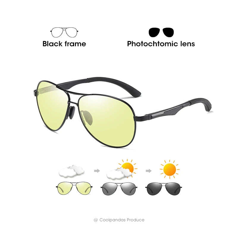 Lentes de Sol Aviador Polarizados Antirreflejo Unisex