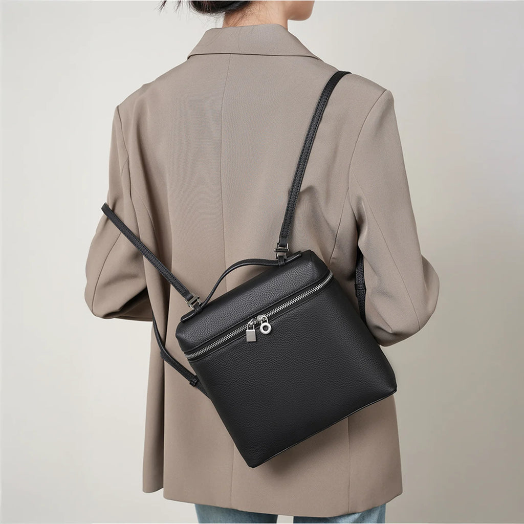 Mochila de Cuero Genuino para Mujer