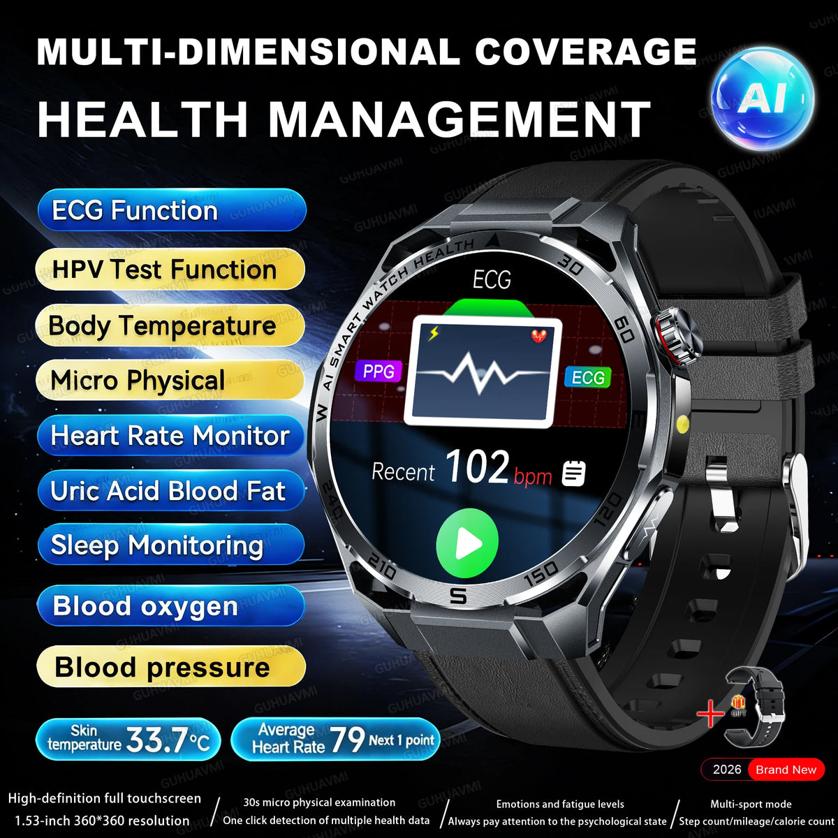 Reloj Inteligente con Monitoreo de Salud por IA