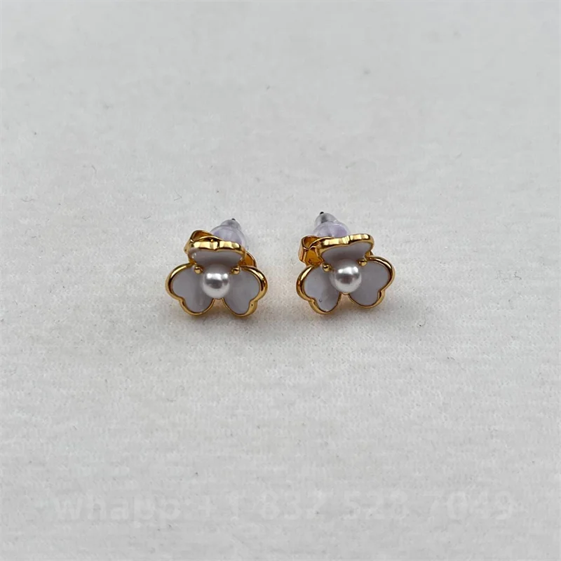 Aretes Tipo Botón con Zirconia para Mujer