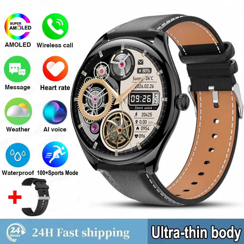 Reloj Inteligente AMOLED 3D con Pantalla Siempre Activa