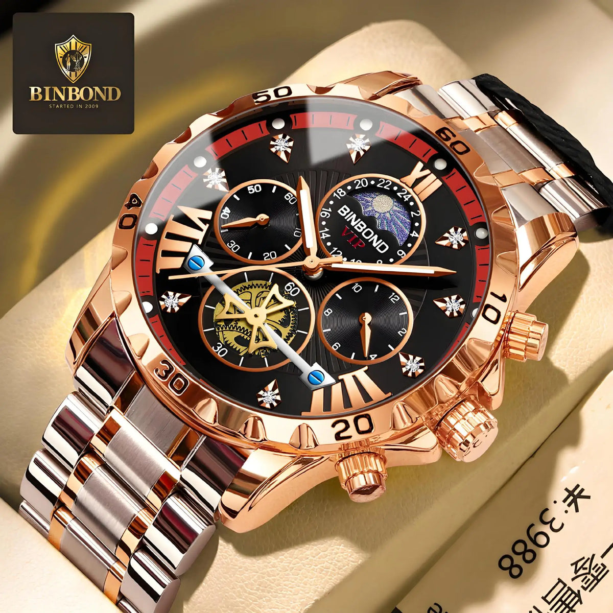 Reloj W177 de Acero Inoxidable para Hombre