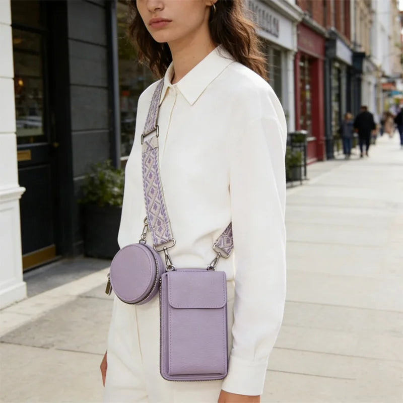 Bolsa Mini para Teléfono de Cuero