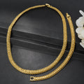 Conjunto de Collar y Pulsera de Cadena Italiana
