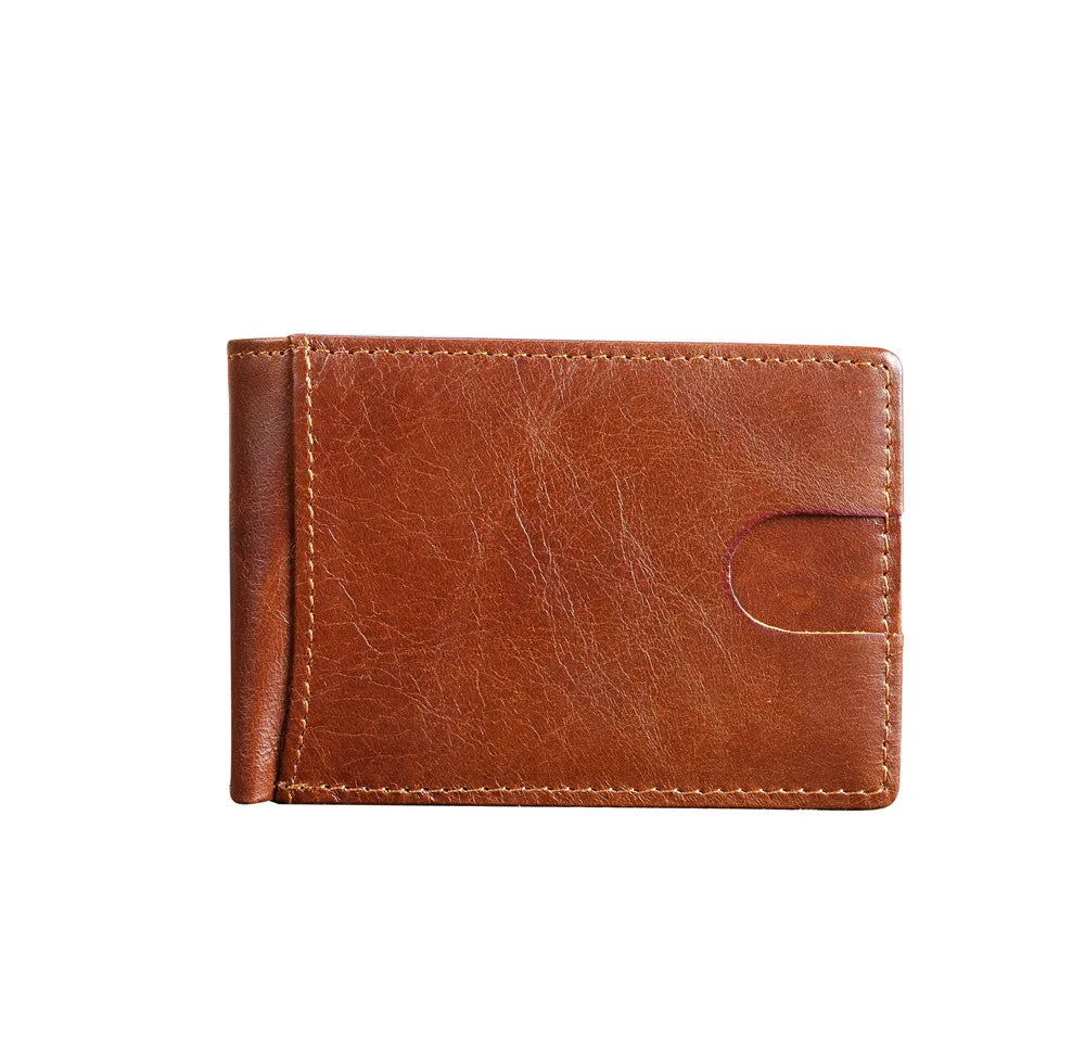Cartera Artesanal de Cuero Crazy Horse para Hombre