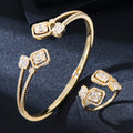 Conjunto GODKI de Pulsera y Anillo con Zirconia