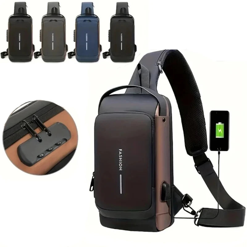 Bolsa de Pecho Antirrobo con Puerto USB