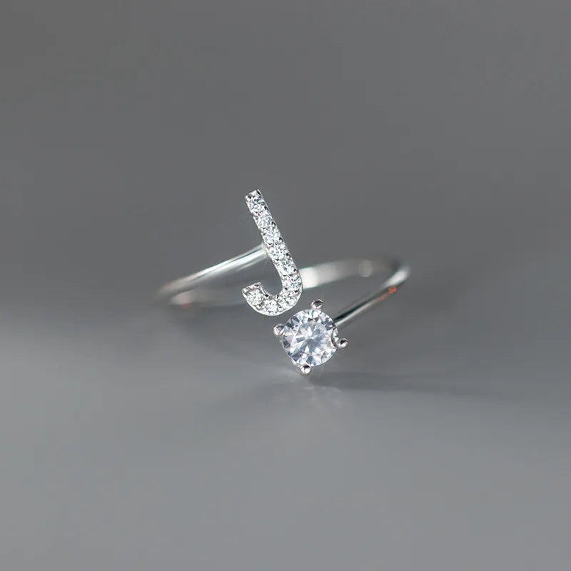 Anillo Ajustable con Inicial