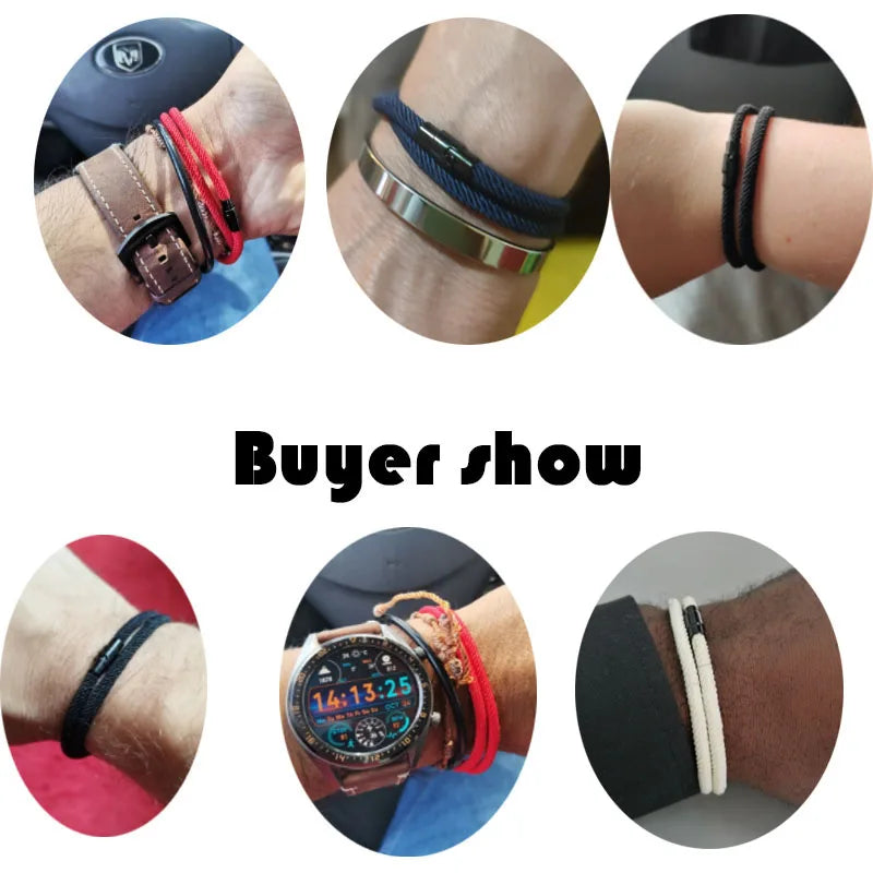 Pulsera Doble Capa Supervivencia Magnética