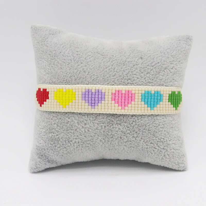 Pulsera Miyuki Tejida a Mano Estilo Bohemio