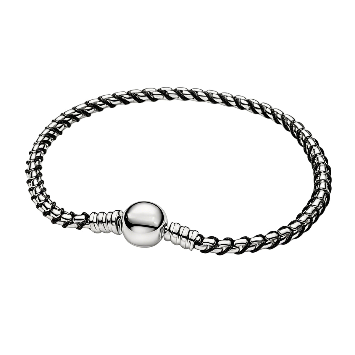 Pulsera de Dijes en Plata 925 con Zirconia
