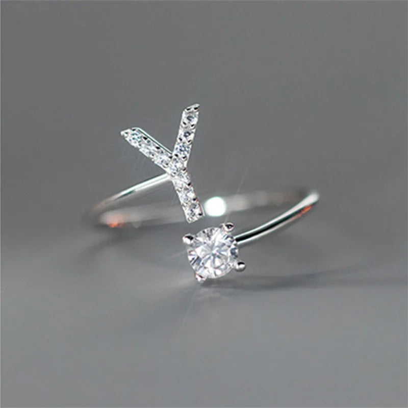 Anillo Ajustable con Inicial