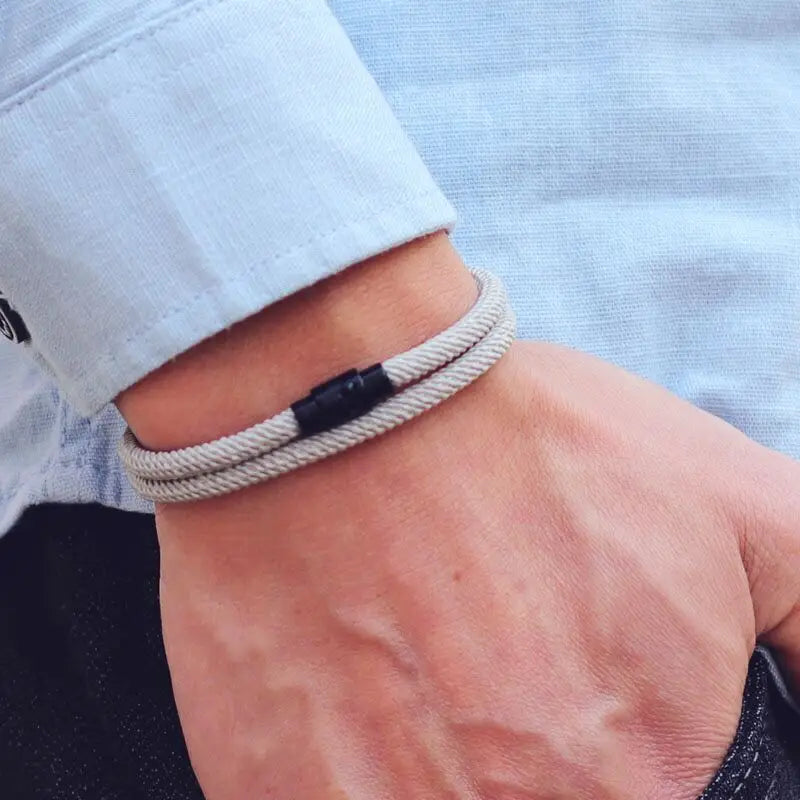 Pulsera Doble Capa Supervivencia Magnética