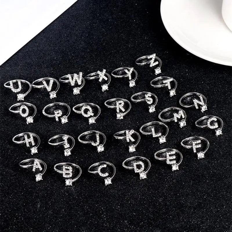 Anillo Ajustable con Inicial