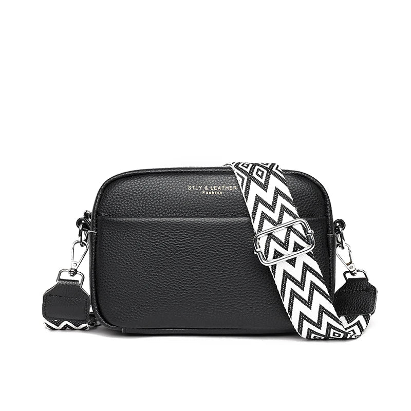 Bolsa de Hombro de Cuero Vacuno