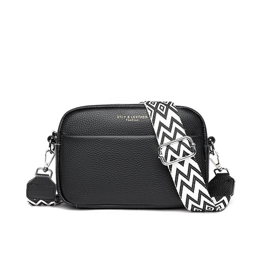 Bolsa de Hombro de Cuero Vacuno