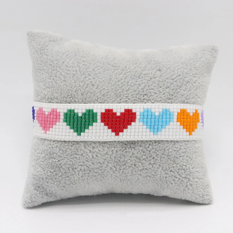 Pulsera Miyuki Tejida a Mano Estilo Bohemio