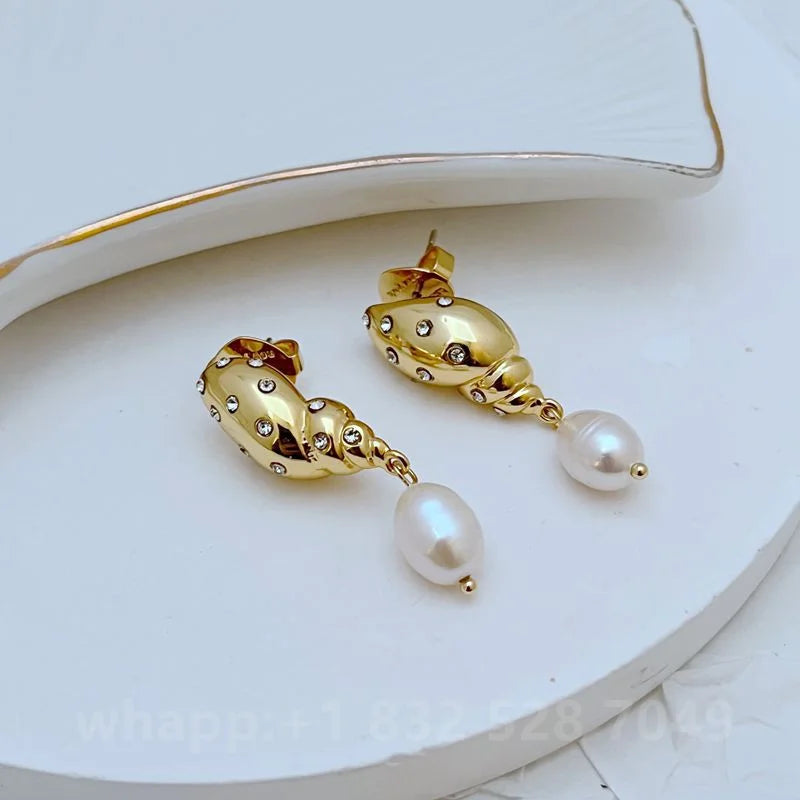 Aretes Tipo Botón con Zirconia para Mujer