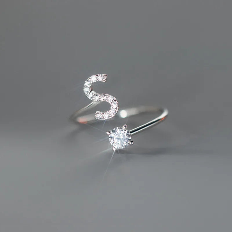 Anillo Ajustable con Inicial