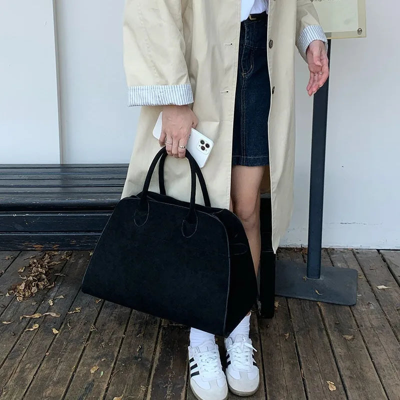 Bolsa de Gamuza Sintética para Mujer