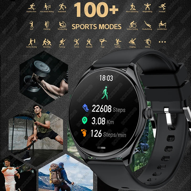 Reloj Inteligente AMOLED 3D con Pantalla Siempre Activa