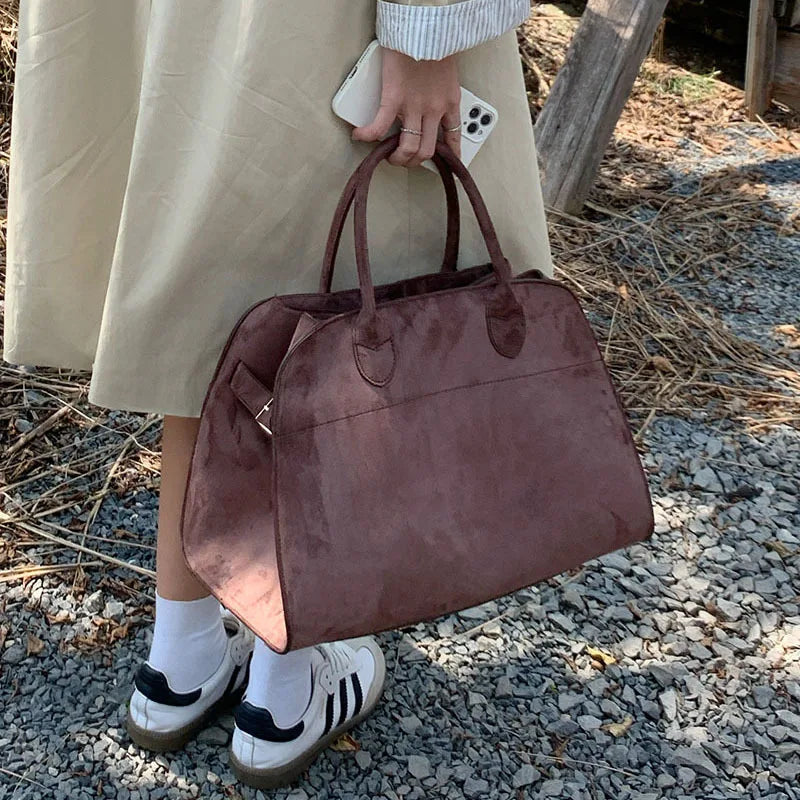 Bolsa de Gamuza Sintética para Mujer