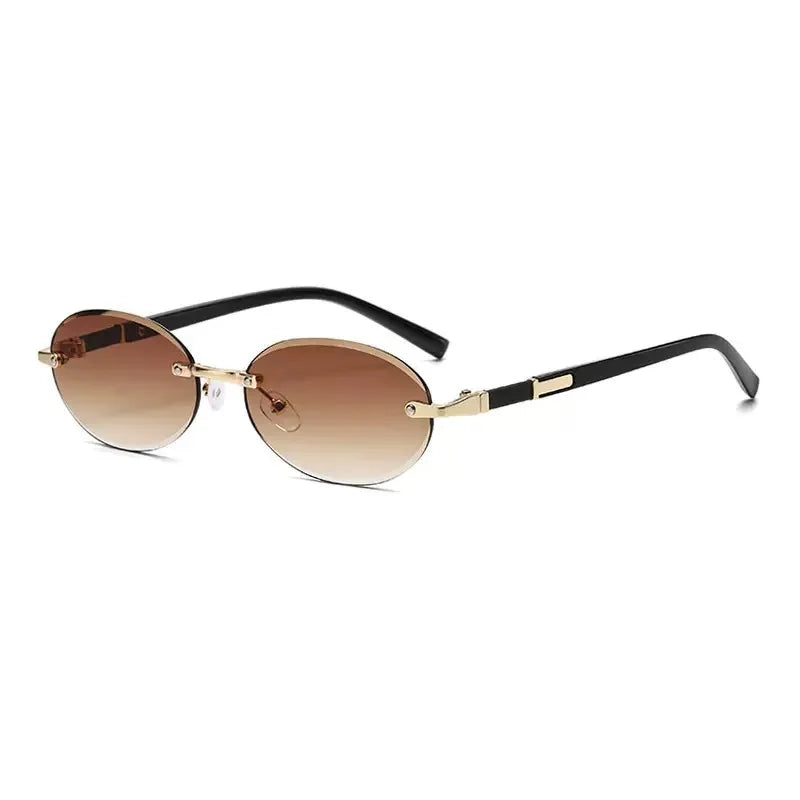 Lentes Ovalados sin Montura UV400